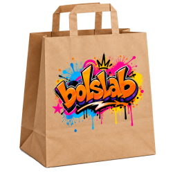 Bolsa de papel personalizada para Take Away