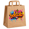 Bolsa de papel personalizada para Take Away