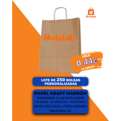 Bolsa de papel personalizada
